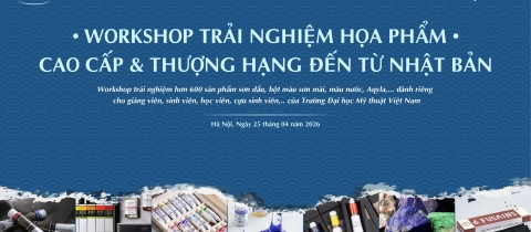 Workshop trải nghiệm họa phẩm cao cấp và thượng hạng Kusakabe đến từ Nhật Bản
